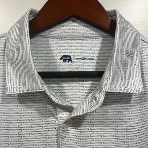Onward reserve polo.  Golf club print.  Size L
